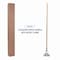 Unisan Mop Handle Metal Head, 54", 1.13" Dia, Natural, Wood 605 - alternate 5